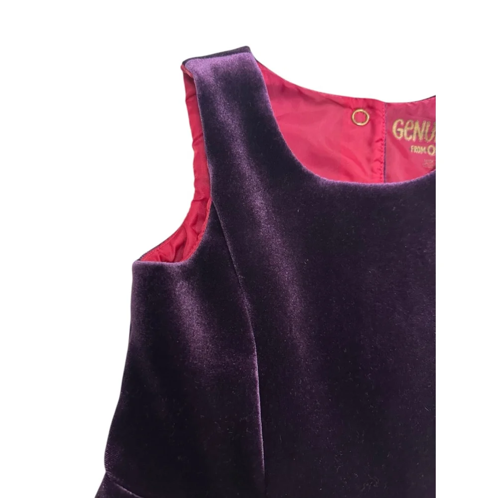 OshKosh B'gosh Girls Purple Velvet Dress Size 3T